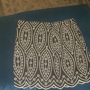 Embellished Mini Skirt